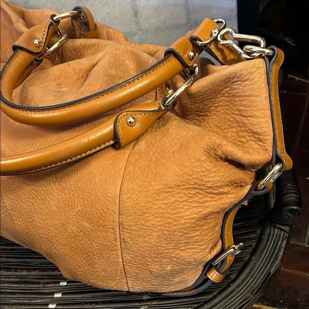 Vince Camuto Caramel  Leather Bag